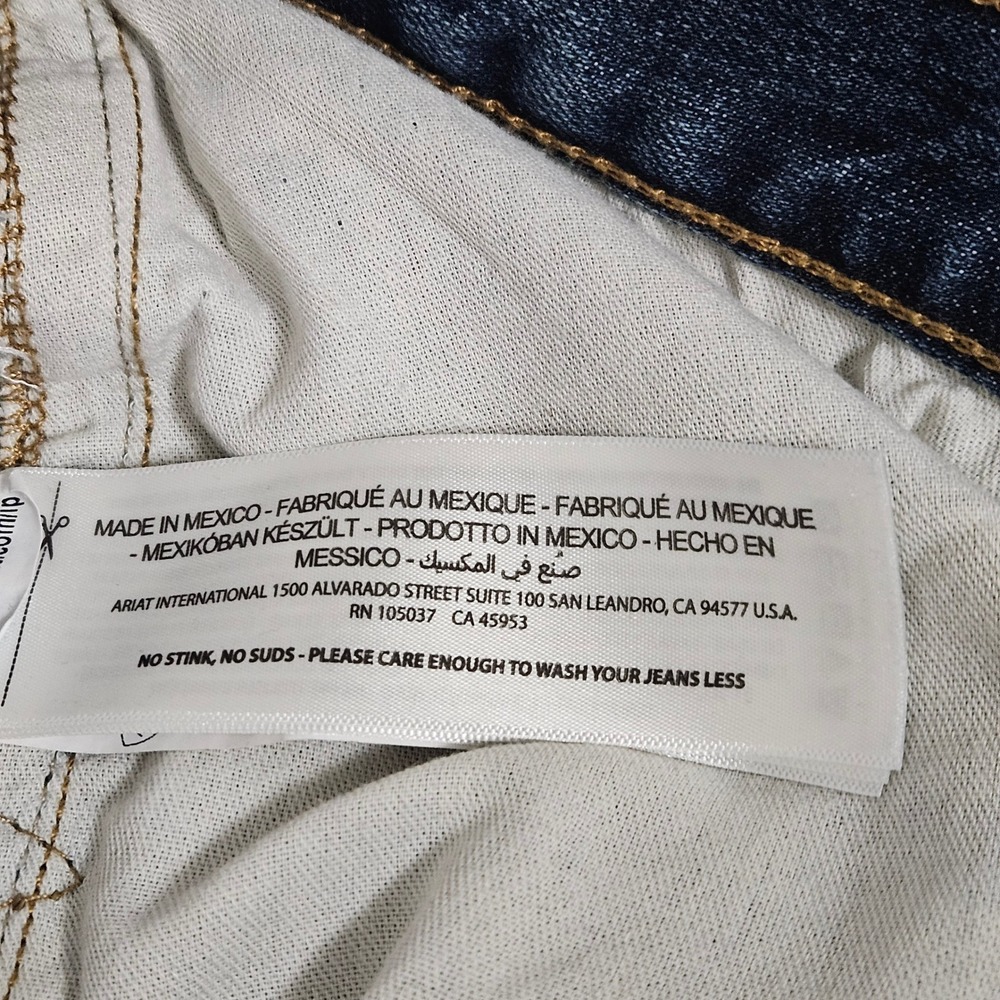 Ariat Rebar M5 Straight Leg Work 42x30 Stretch Durastretch Western Dark Wash - Picture 12 of 12